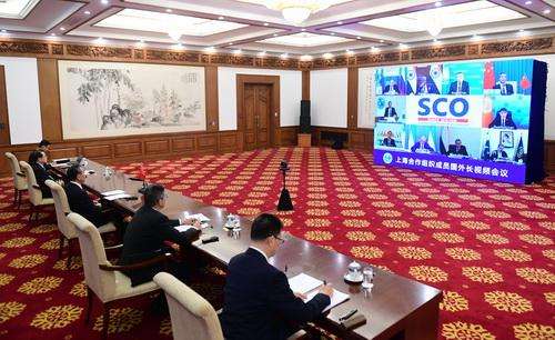【讲话致辞】王毅在上海合作组织成员国外长视频会议上的发言-中英文对照